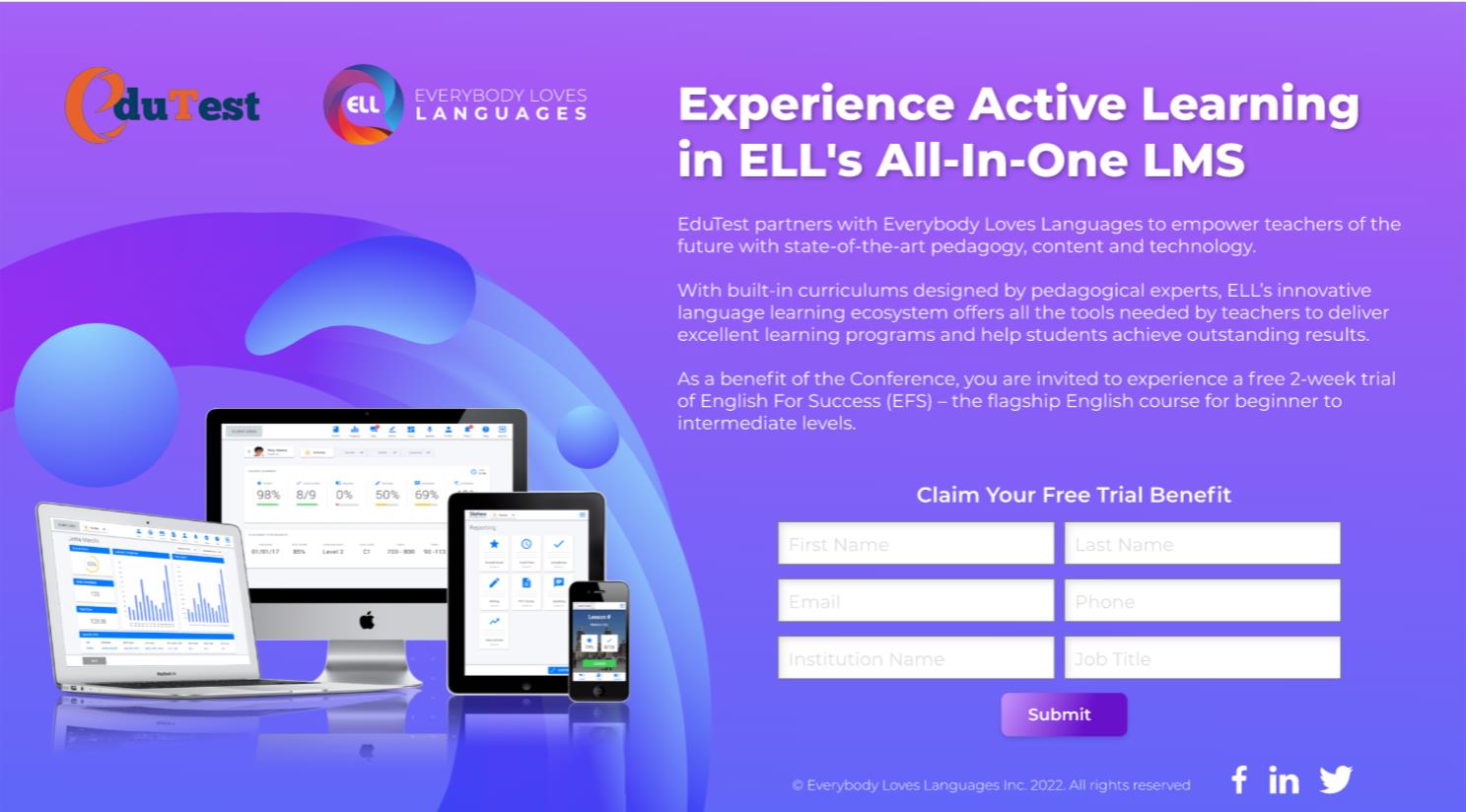 EduTest Event - ELL Technologies